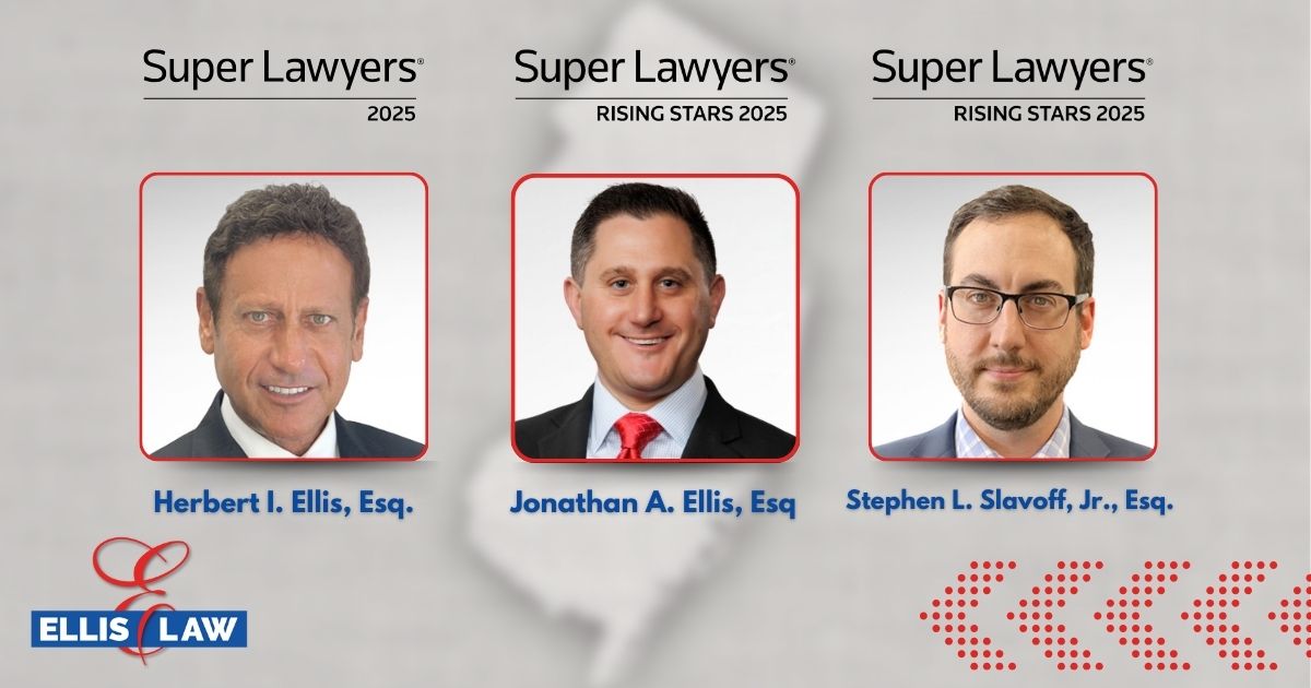 Ellis Law attorneys selected to the 2025 New Jersey Super Lawyers and Rising Stars lists
