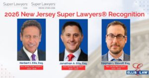 Herbert I. Ellis, Esq., Jonathan A. Ellis, Esq., and Stephen L. Slavoff, Esq., have been selected to the 2026 New Jersey Super Lawyers and Rising Stars lists